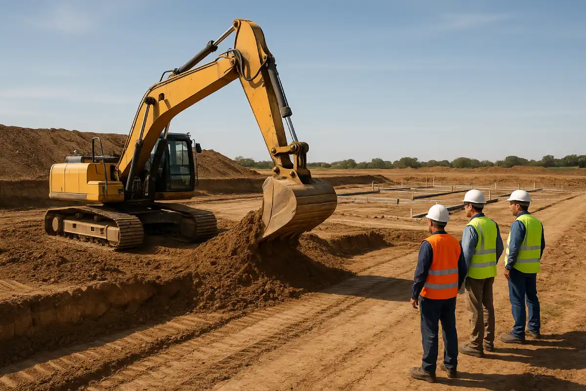 Area Layanan Sewa Excavator di Jakarta Pusat