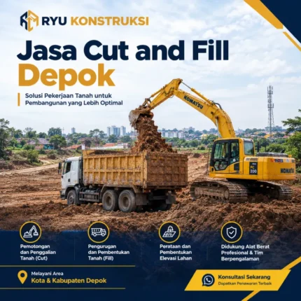 layanan jasa cut and fill depok jawa barat