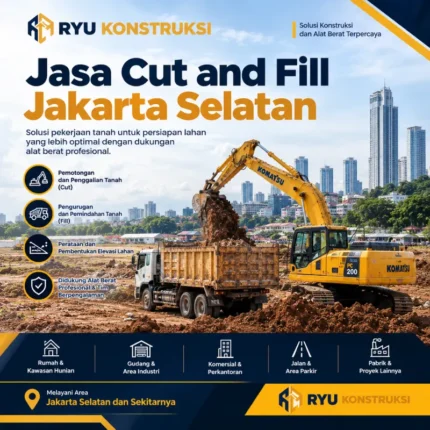 layanan jasa cut and fill jakarta selatan profesional