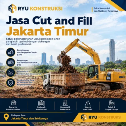 layanan jasa cut and fill jakarta timur profesional