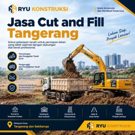 layanan jasa cut and fill tangerang profesional