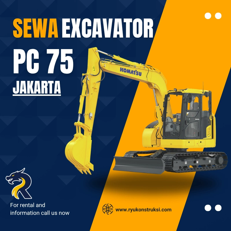 Sewa Excavator PC 75 Jakarta Sewa Excavator PC 75 Jakarta