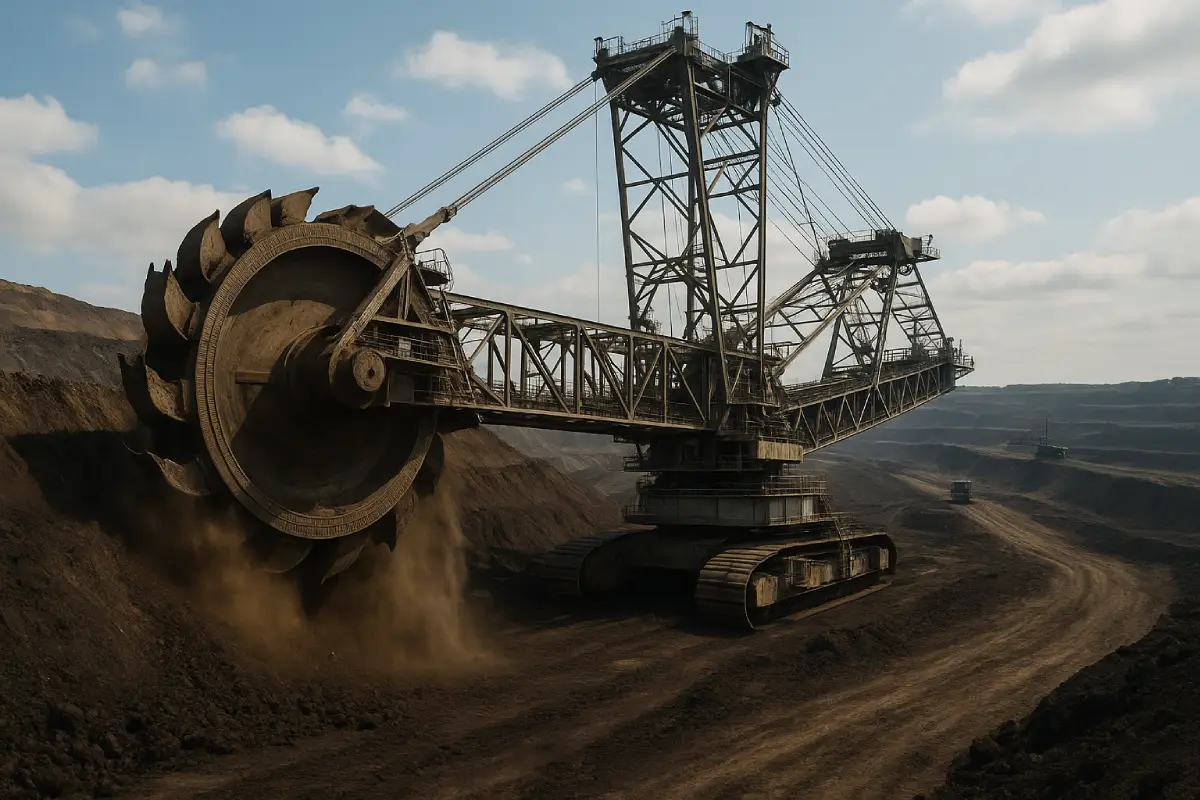 bucket wheel excavator
