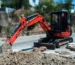 cara kerja excavator mini