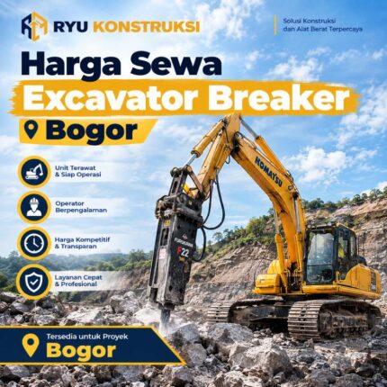 Harga Sewa Excavator Breaker Bogor - Rental Beko Breaker di Bogor