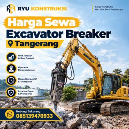 Harga Sewa Excavator Breaker Tangerang - Rental Beko Breaker di Tangerang