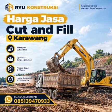 Harga Jasa Cut and Fill Karawang - Kontraktor Pematangan Lahan Murah