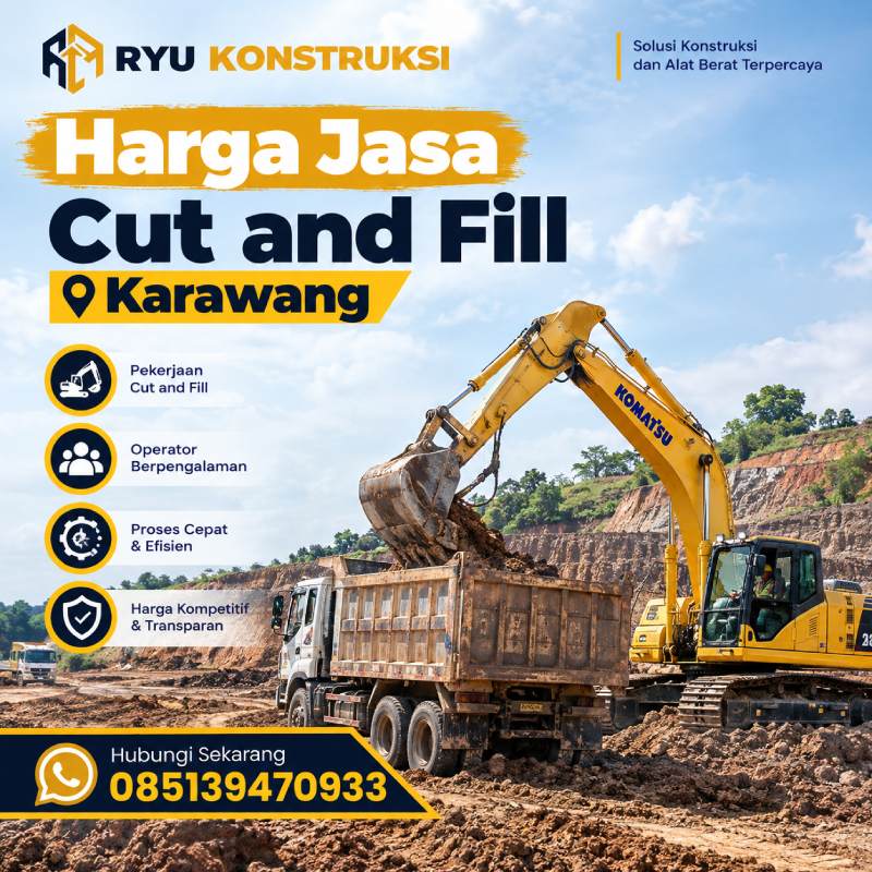 Harga Jasa Cut and Fill Karawang - Kontraktor Pematangan Lahan Murah Harga Jasa Cut and Fill Karawang - Kontraktor Pematangan Lahan Murah