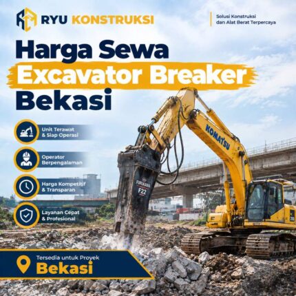 Jasa Sewa Excavator Breaker Bekasi