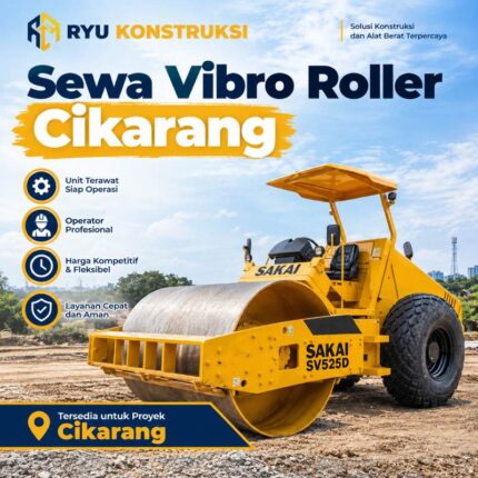 Jasa Layanan Sewa Vibro Roller Cikarang