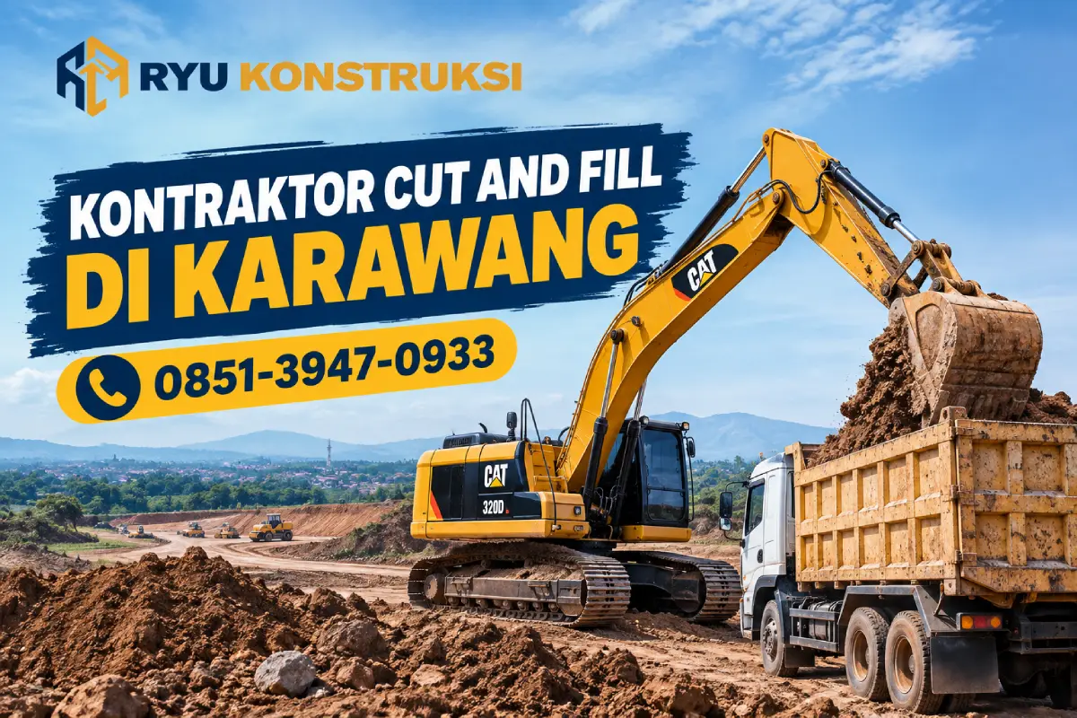 ryu konstruksi kontraktor cut and fill di karawang